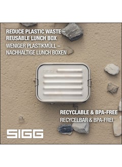 Sigg SIGG - Gemstone Lunch Box - Stainless Steel - Leak-Proof Silicone Rim - Divided Lunch Box for Lunch and Leftovers  - Image 5