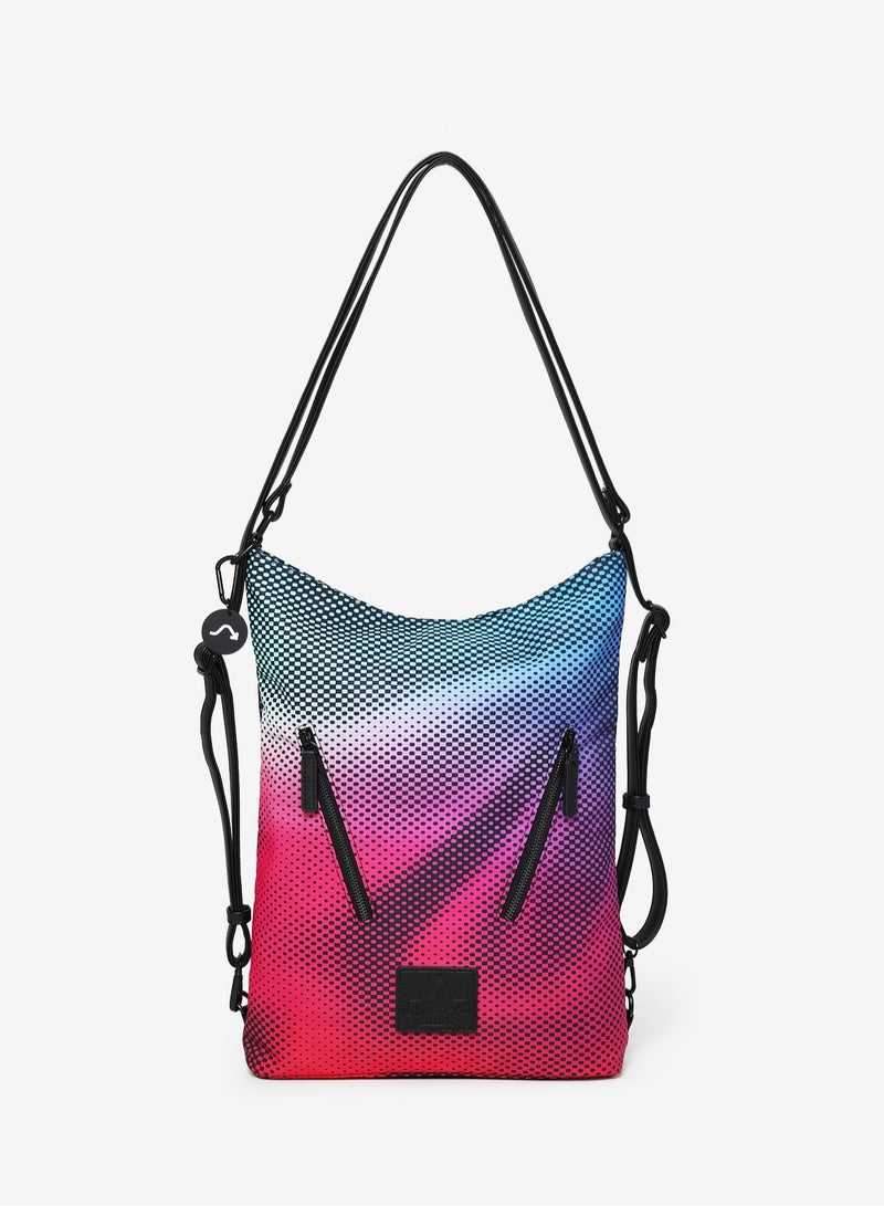 Jumping Cliff Unisex Glow Tote Bag – Water-Resistant, Convertible Tote Backpack, Compact & Lightweight Nylon Shoulder Bag for Men & Women, Fashion Versatile Daily Carry for Laptop & Travel, Sustainable, 8.4L 28 x 7.5 x 40 cm - Image 1
