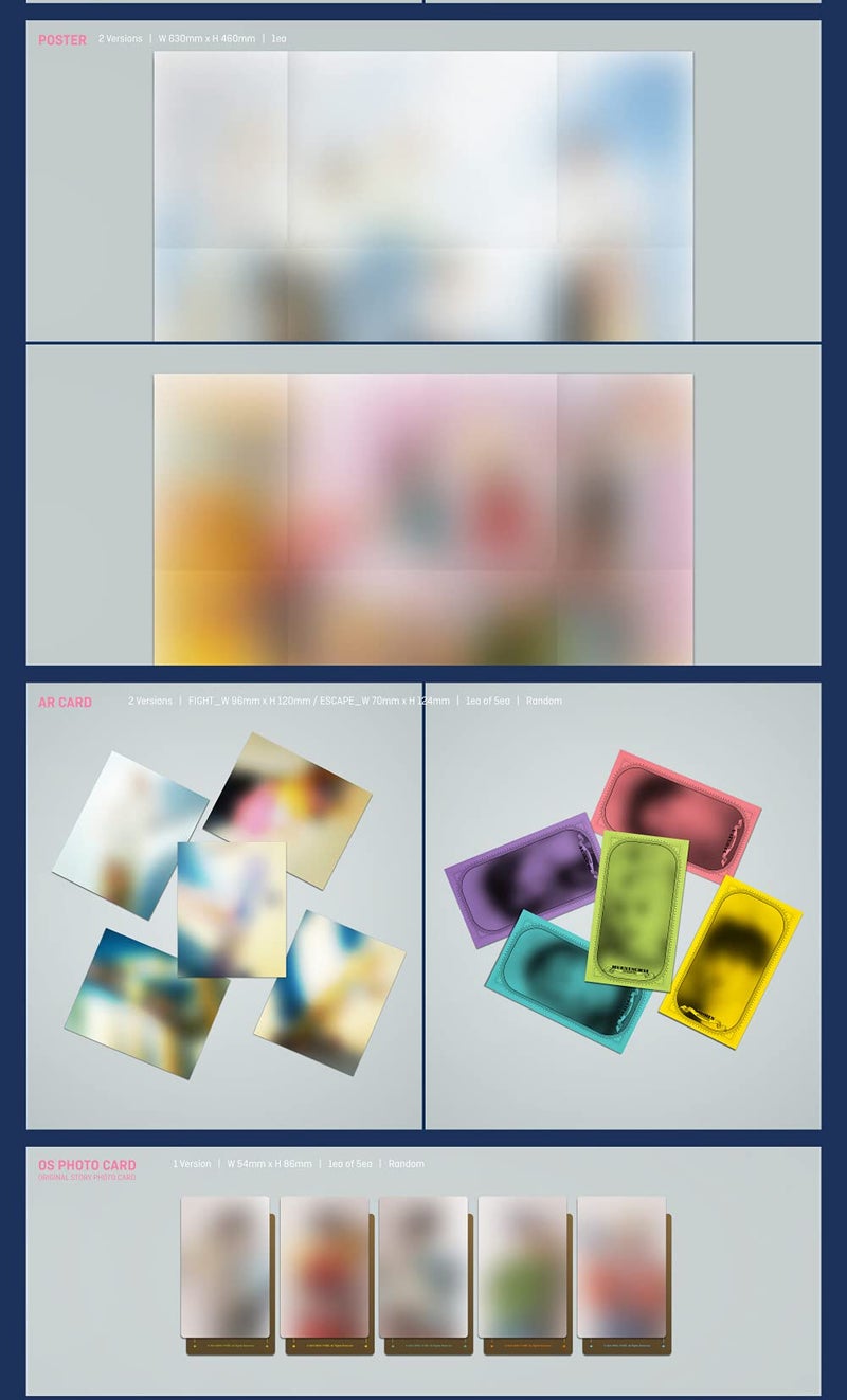 Big Hit Ent. Txt - فصل الفوضى: ألبوم القتال أو الهروب + مجموعة بطاقات صور إضافية (إصدار الهروب) - Image 5