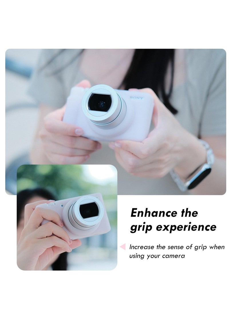 SYOSI - Soft Silicone Protective Case for Sony ZV-1F, ZV-1M2, ZV-1 Mark II Vlog Camera, Lightweight ZV1F Case, Durable Cover for Camera Protection - Image 1