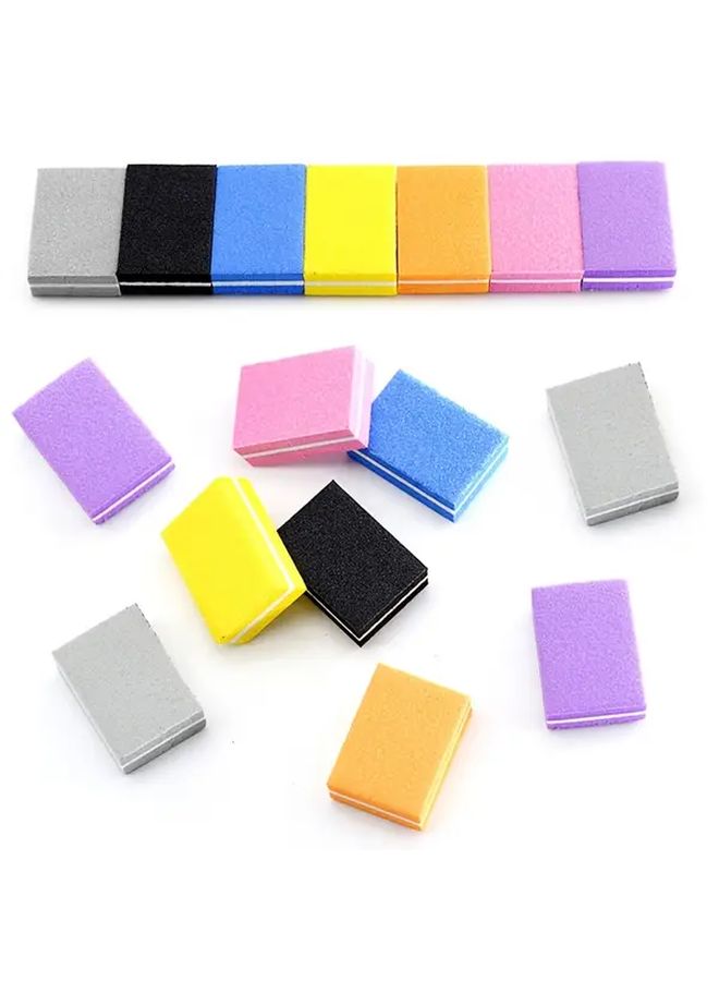 Purple Mini Nail Files 50 Pcs Double Sided Emery Boards For Professional Manicure Pedicure - Image 2