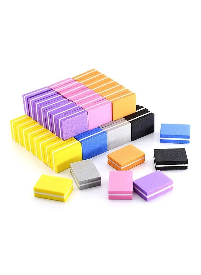 Purple Mini Nail Files 50 Pcs Double Sided Emery Boards For Professional Manicure Pedicure - Image 1