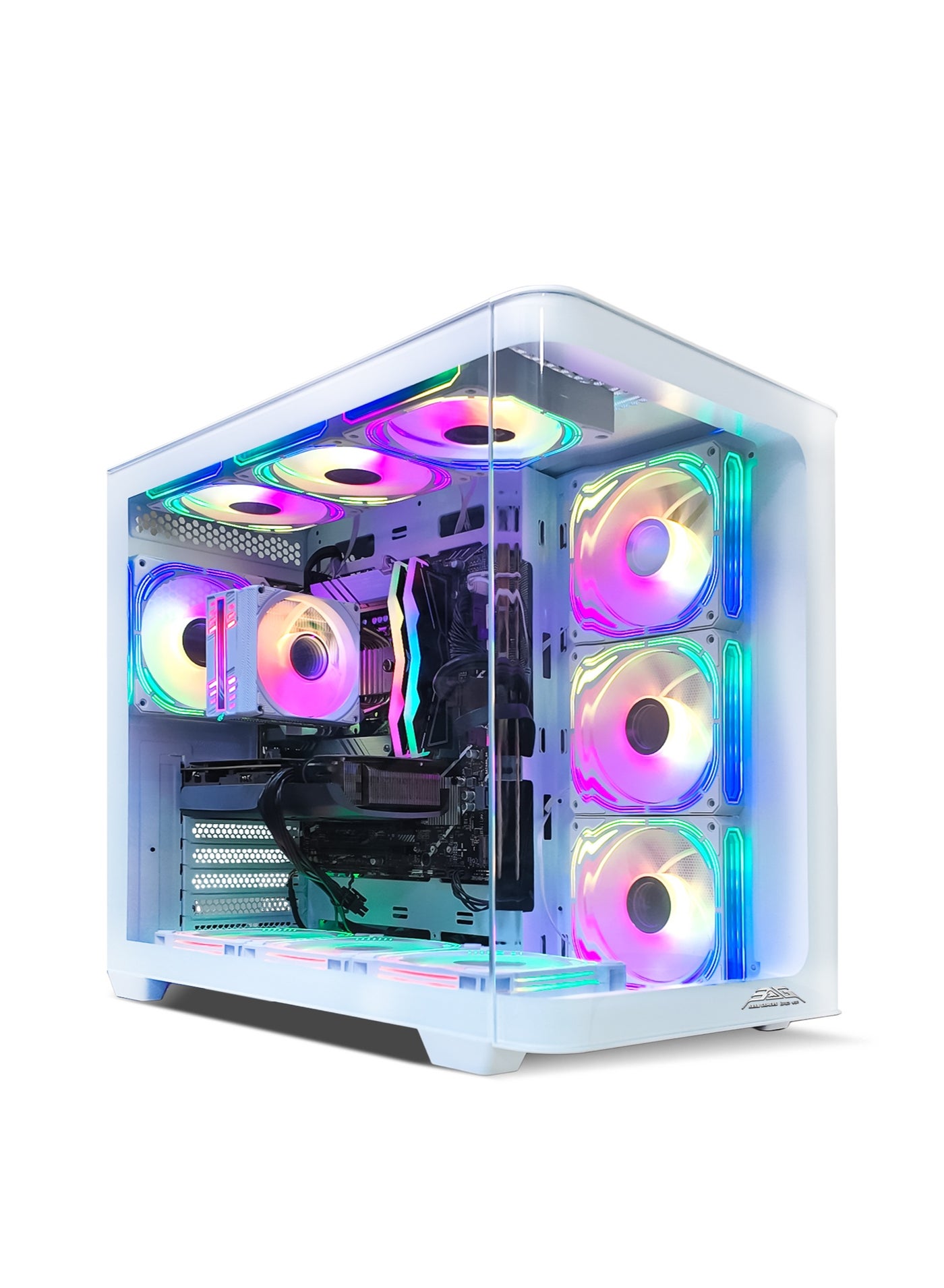 Gaming PC, Intel Ultra9-285K Processor (CPU) | RTX 5060 Graphics Card (GPU) | 16GB RAM Memory | 1TB SSD Storage | Windows 11 Pro | RGB Gaming Case White