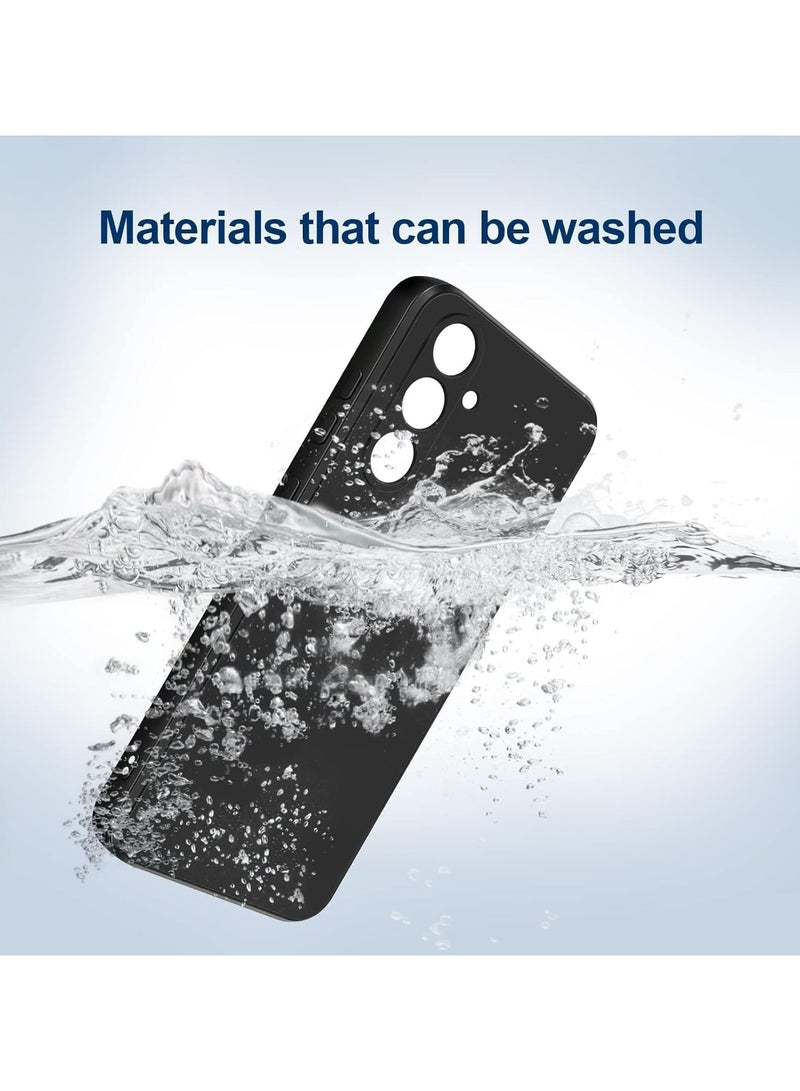 Denx Silicone Case for Samsung Galaxy A55-A35 5G, Soft Silicone Slim Case Light weight, Shockproof Cover, Anti fingerprint Case, Designed For Samsung Galaxy A55 5G (Black)  - Image 5