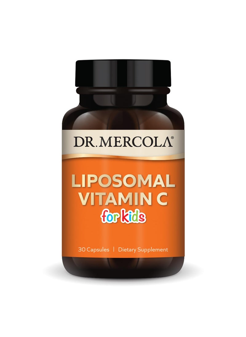 Dr. Mercola Liposomal vitamin c for kids 30 capsules dietary supplement  - Image 1