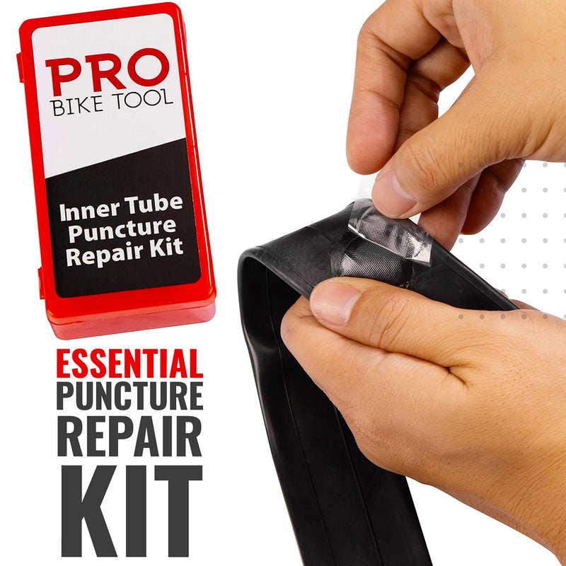 PRO BIKE TOOL Tire Puncture Repair kit - Bike Patch with Glue - Bike Patch - Bike tire Repair kit - Bike Repair kit (Set of 2) - Image 5