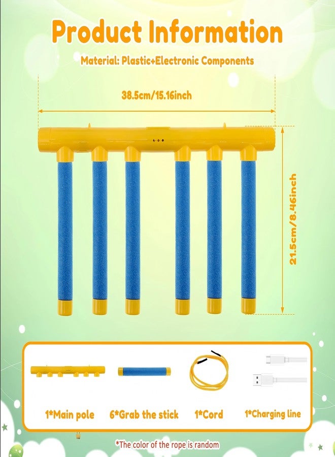 Rcxnm Interactive Falling Sticks Game, 3 Speed Levels, Reaction Training Game for Kids and Toddlers - Image 3