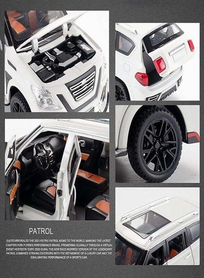 Coelon 1:24 Die cast Metal Toy car N Petrol Model Car Light Sound Pull Back - Image 3