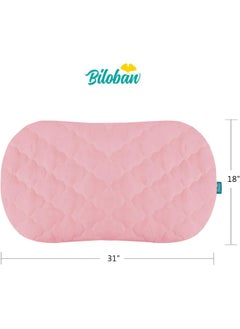 Biloban Biloban Bassinet Mattress Cover Compatible with Halo Bassinest Swivel Sleeper Bassinet Mattress Pad, 2 Pack, Microfiber, Waterproof and Soft, Pink  - Image 5