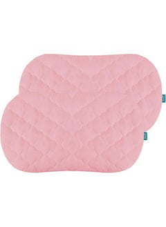 Biloban Biloban Bassinet Mattress Cover Compatible with Halo Bassinest Swivel Sleeper Bassinet Mattress Pad, 2 Pack, Microfiber, Waterproof and Soft, Pink  - Image 1