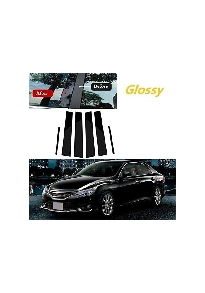 Vuzmode 6PCS Polished Pillar Posts for Toyota Reiz MARK X - Image 3