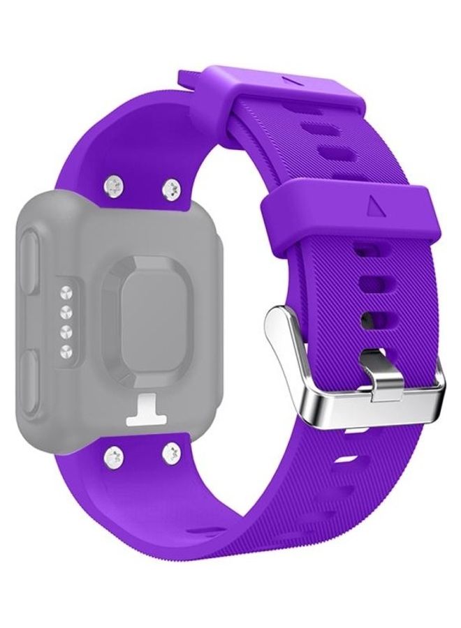إسكدنيا Silicone Sport Wrist Strap For Garmin Foreruuner 35 Purple - Image 2