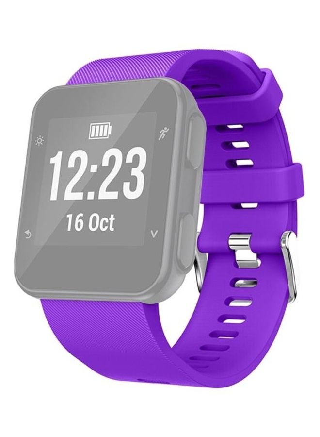 إسكدنيا Silicone Sport Wrist Strap For Garmin Foreruuner 35 Purple - Image 1