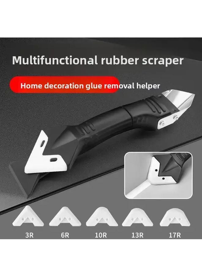 2 Pack Glue Spreader 5 In 1 Multi Functional Scraper And Adhesive Tool For Tile Carpet Window Floor - Image 5
