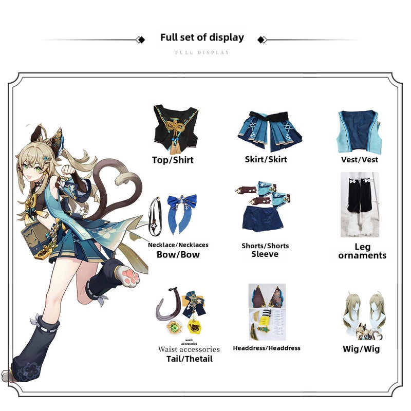 Genshin Impact Eula Cosplay Costume Full Set WomenLiangliang clothing + accessories Liangliang clothing + accessories 