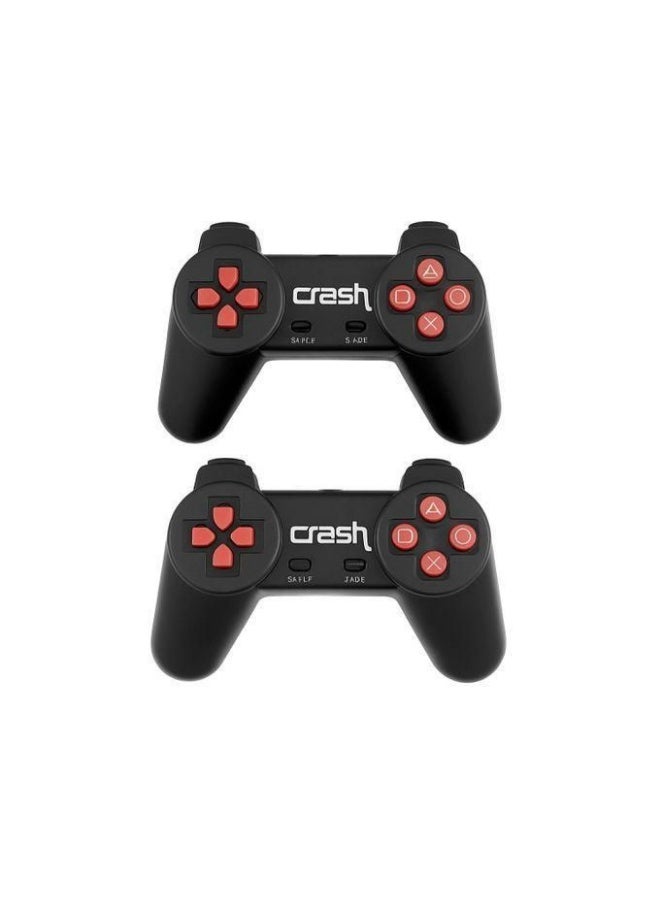 كراش Crash وحدة تحكم سلكية لبلاي ستيشن، متوافقة مع الكمبيوتر بألوان متعددة - Image 4