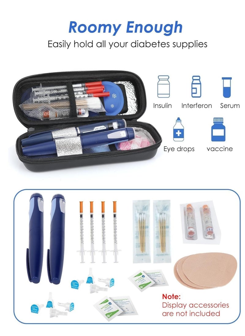 Skycare - Skycare Insulin Cooler Travel Case - TSA Approved Diabetic Medication Cooler with Real-Time Temperature Display and 2 Reusable Ice Packs - Image 1