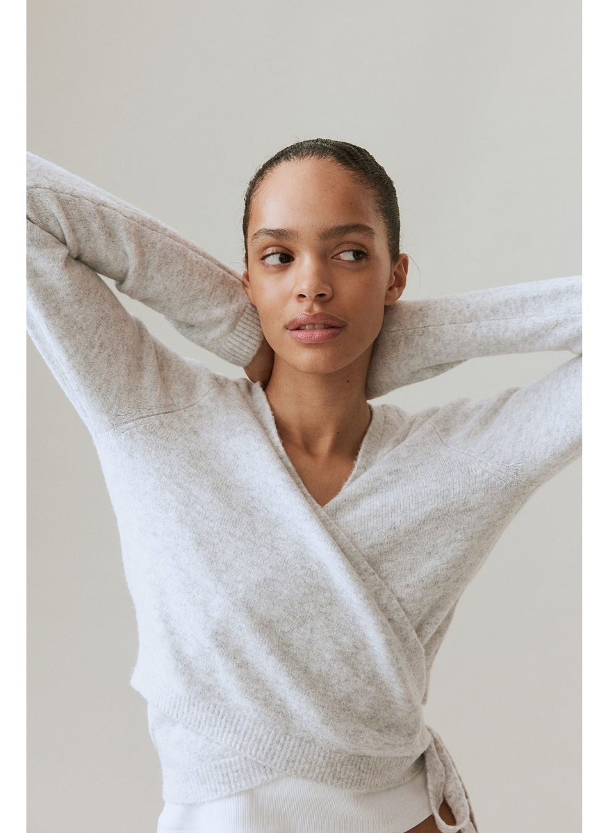H&M Fine-Knit Wrap Cardigan  - Image 1