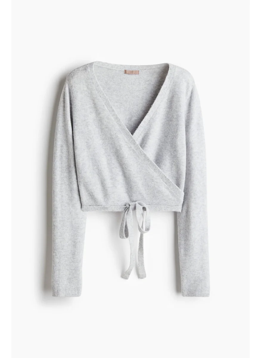 H&M Fine-Knit Wrap Cardigan