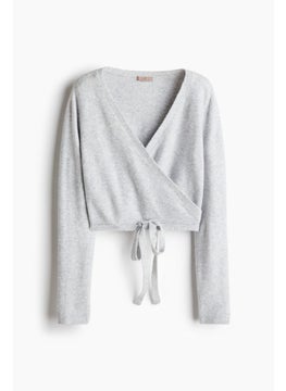 H&M Fine-Knit Wrap Cardigan  - Image 4