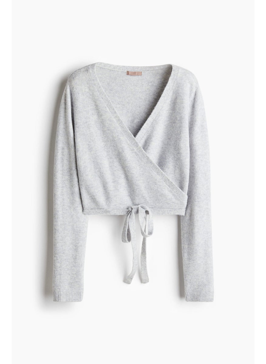 H&M Fine-Knit Wrap Cardigan  - Image 4