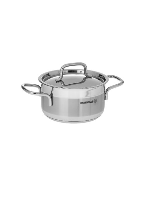 Korkmaz Stainless Steel Deep Pot 18/10