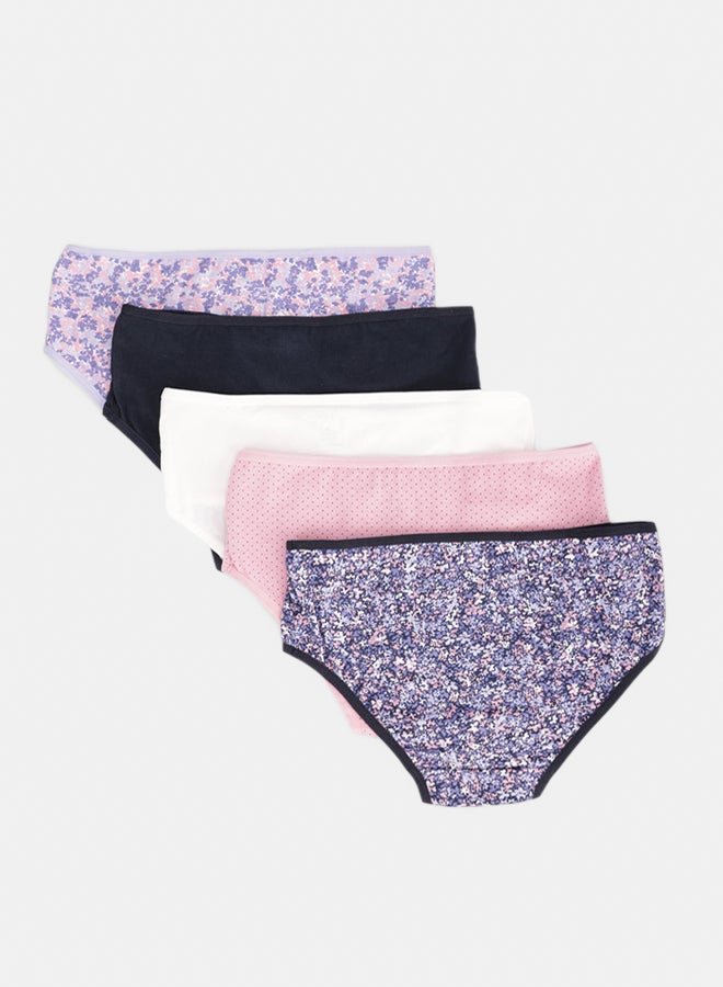 Carina Pack of 5 Colored Brief Panties - Image 3