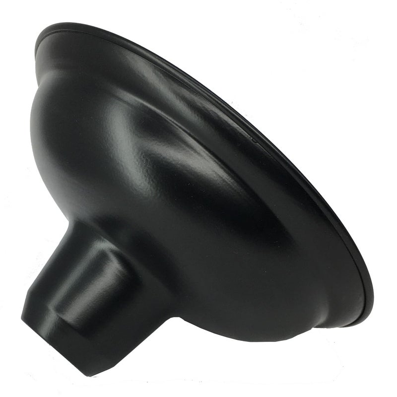 11D Carrom Lamp Shade-BLACK (Powder Coated Metal Shade) - Image 4