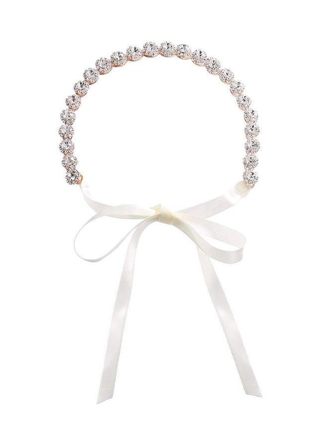 NIBEMINENT Rhinestone Decoration Bride Headband 