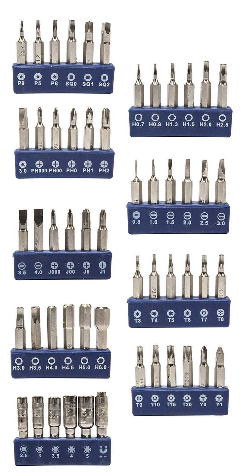MaxWorks 80400 58-Piece Precision Screwdriver Set – 54 Magnetic Chrome Vanadium Bits, 1/4" Shank Adapter, Flexible Shaft, SIM Tool & Carry Case – Repair Kit for Electronics, Laptops, Phones & More - Image 4