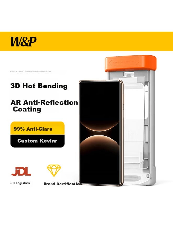 WP W&p Huawei Mate X7 Collector's Edition Tempered Glass Screen Protector Foldable Outer Screen 3d Hot Bending Ar Anti-reflective Dust Removal Quick Application Protective Film Kevlar Edition Wp - Image 1