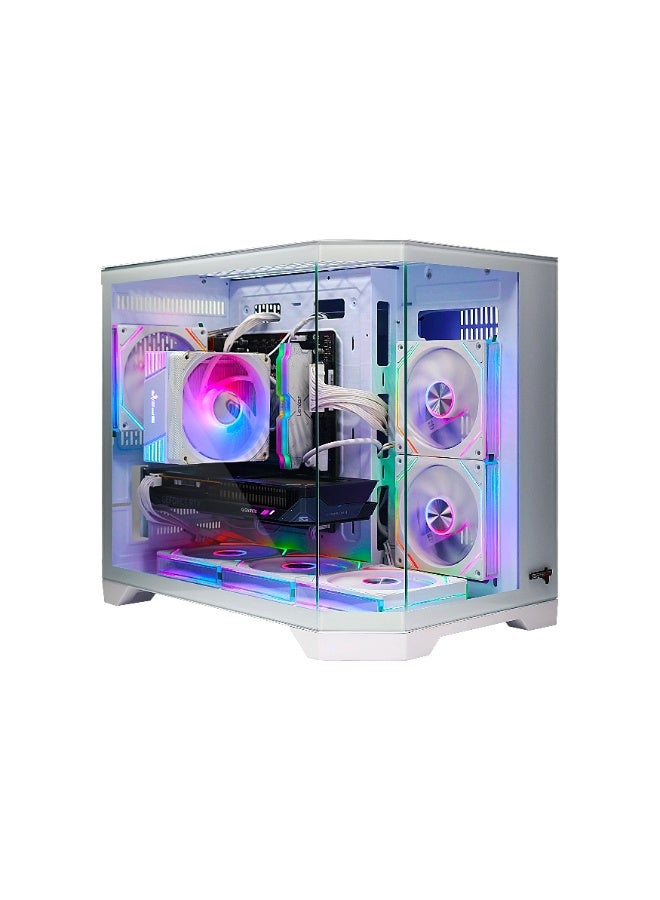 Spear Pc Gaming Pro – Intel i5-14400F, RTX 5060 8GB Triple-Fan, 16GB DDR5, 1TB NVMe SSD 3300MB/s, 600W PSU, ATX Case with 6 ARGB Fans & Remote Control, Windows 11 Pro - Image 1