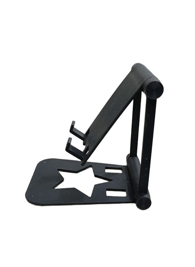 Generic Black Foldable Adjustable Desktop Mobile Phone Holder - Image 3