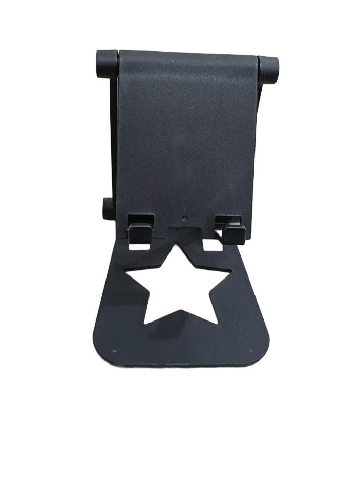 Generic Black Foldable Adjustable Desktop Mobile Phone Holder - Image 2