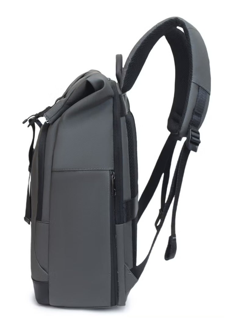 Arctic 17" Backpack with Front Pocket, Magnetic Buckle Closure, Side Opening, and Computer Compartment for Travel, Business, Zipper,Stylish, Durable and Spacious and Daily Use - Image 2