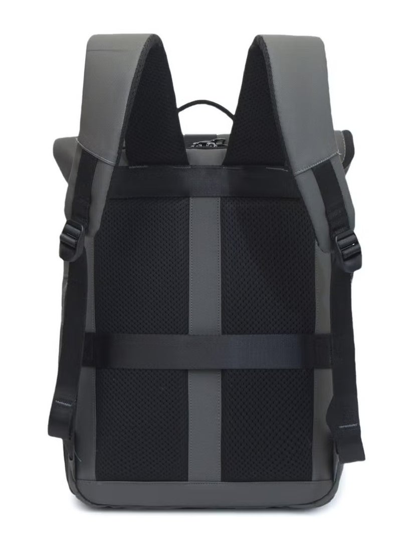 Arctic 17" Backpack with Front Pocket, Magnetic Buckle Closure, Side Opening, and Computer Compartment for Travel, Business, Zipper,Stylish, Durable and Spacious and Daily Use - Image 4