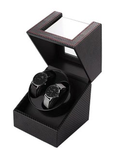 Watch shaker 2-position PU watch shaker double-headed carbon fiber watch watch shaker mechanical watch automatic watch box