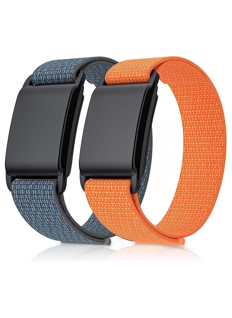 TEMPO (Pack of 2) Nylon Sport Loop Replacement Band Compatible with Whoop 4.0 Wearable Fitness & Activity Tracker, Durable, Comfortable & Breathable and Adjustable Wristband Replacement Strap Easy to Use and Perfect for Every Occasion  - Image 1