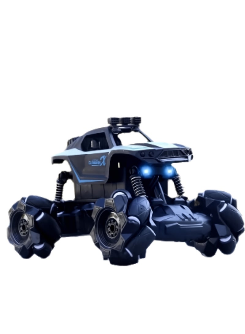 FLYHSO High speed off-road climbing remote control vehicle, dual motor generator, 360 ° stationary rotation, ultra long remote control distance of 80 meters, 2.4GHz frequency with anti-interference function, barrier free passage on the beach.  - Image 1