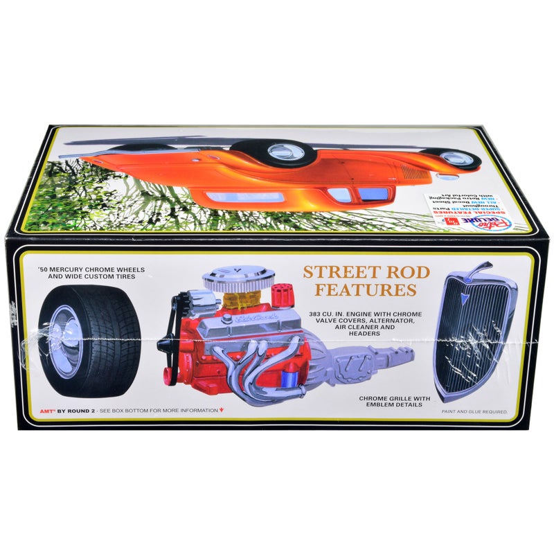 AMT Skill 2 Model Kit 1934 Ford Street Rod 5-Window Coupe 1/25 Scale Model By Amt - Image 1