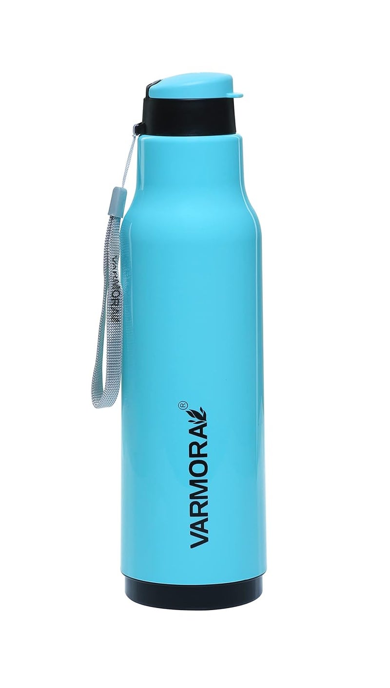 Varmora Aqua Sofia 1 Liter PU Insulated Water BottleHot Cold for 23 Hour 4 Bottle Assorted - Image 3