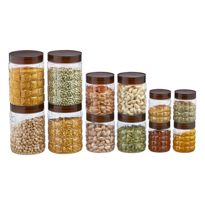SCL Steelo Steelo 12 pcs PET Container Set - 300ml x 4, 600ml x 4, 1200ml x 4 (Solitaire) - Image 4