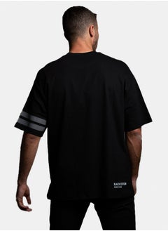 BLACK EDITION UNISEX REFLECTIVE OVERSIZED T-SHIRT  - Image 2