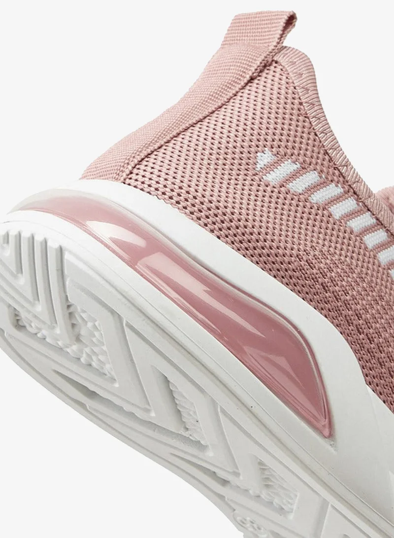 Oaklan by Shoexpress PINK Textured Lace-Up Sports Shoes for Women | Best Price UAE