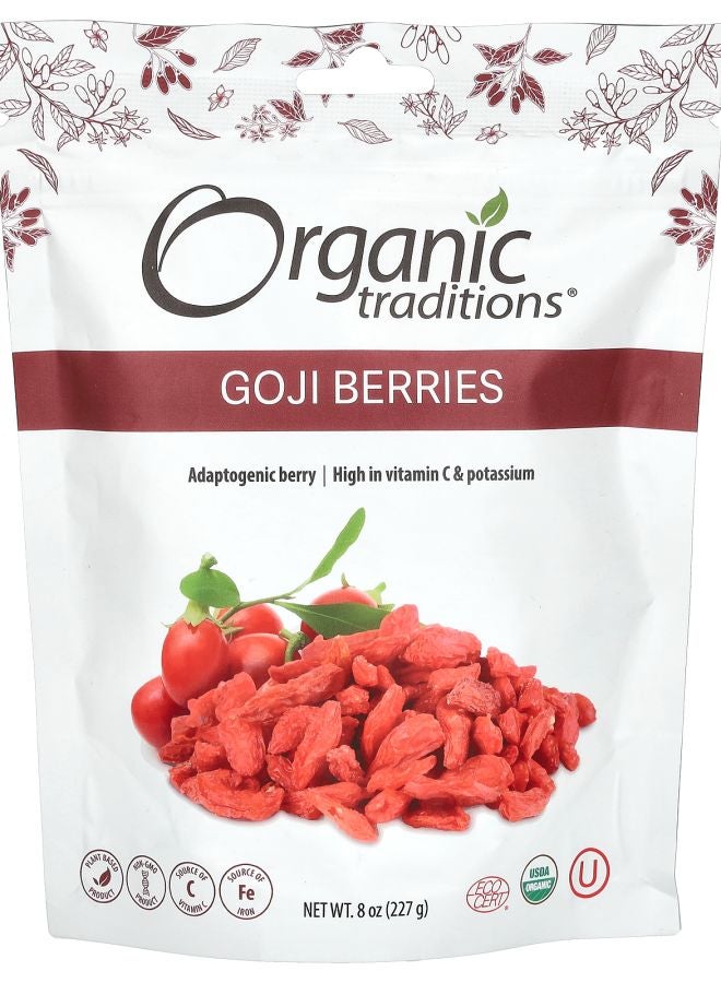 Organic Traditions توت غوجي 8 أونصات (227 جرام)