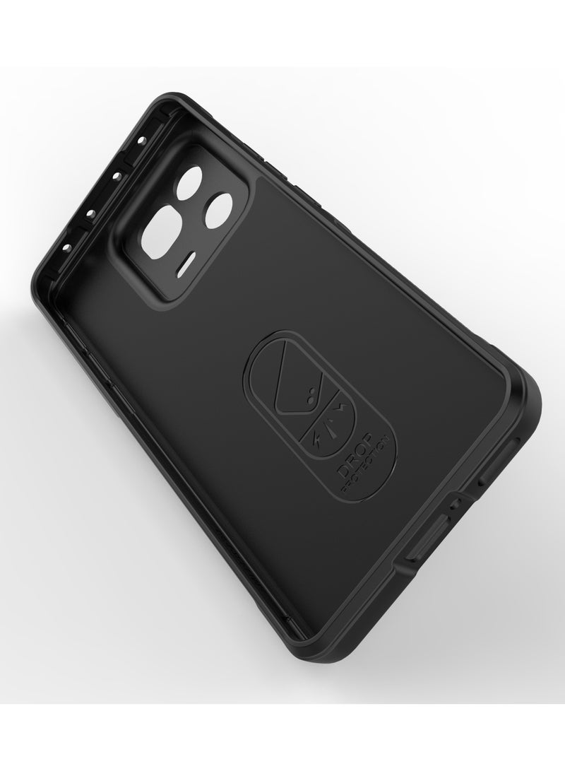 انبلاك جراب خلفي ماجيك متوافق مع شاومي 12 لايت (اسود) - Image 5