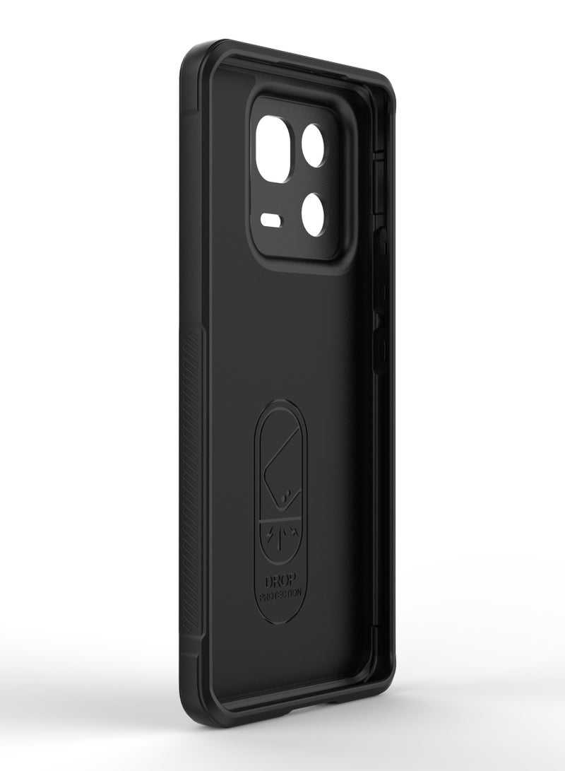 انبلاك جراب خلفي ماجيك متوافق مع شاومي 12 لايت (اسود) - Image 4