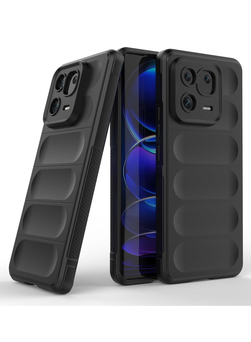 انبلاك جراب خلفي ماجيك متوافق مع شاومي 12 لايت (اسود) - Image 1