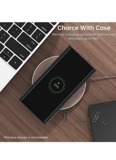 Mikki Samsung Galaxy S24 Ultra Case, Vegan Leather Protective Case for Samsung S24 Ultra 5G 6.8‘’, Luxury, Elegant and Beautiful Design Cover, Non-Slip Vintage Looking Perfect Leather Cover(Brown)  - Image 5