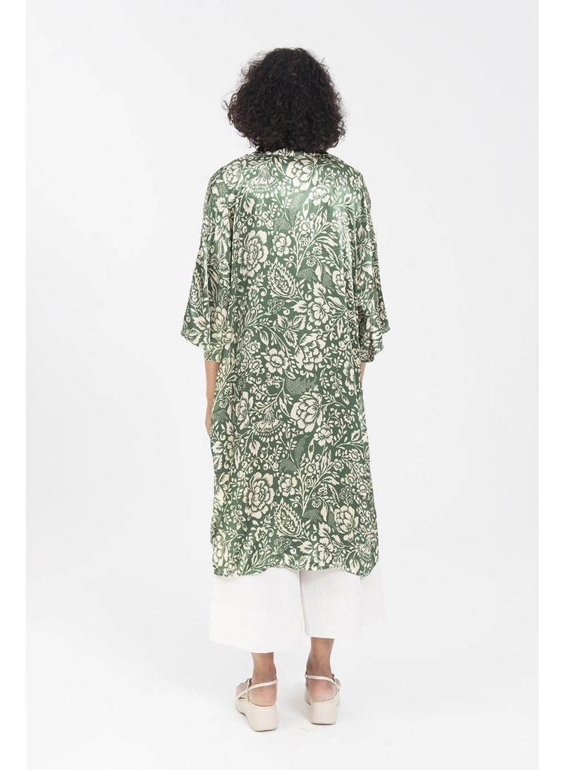كيمونو ميدي منقوش  - Image 4